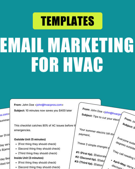 HVAC Email Marketing Featured Image